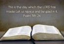 Bible Memory: Psalm 118:24