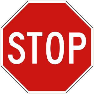 stop sign printable